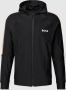 Hugo Boss Heren Hoodie met Rits Strepen en Logo Black Heren - Thumbnail 1