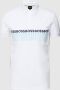 BOSS Green T-shirt met label- en motiefstitching model 'Pavel' - Thumbnail 1