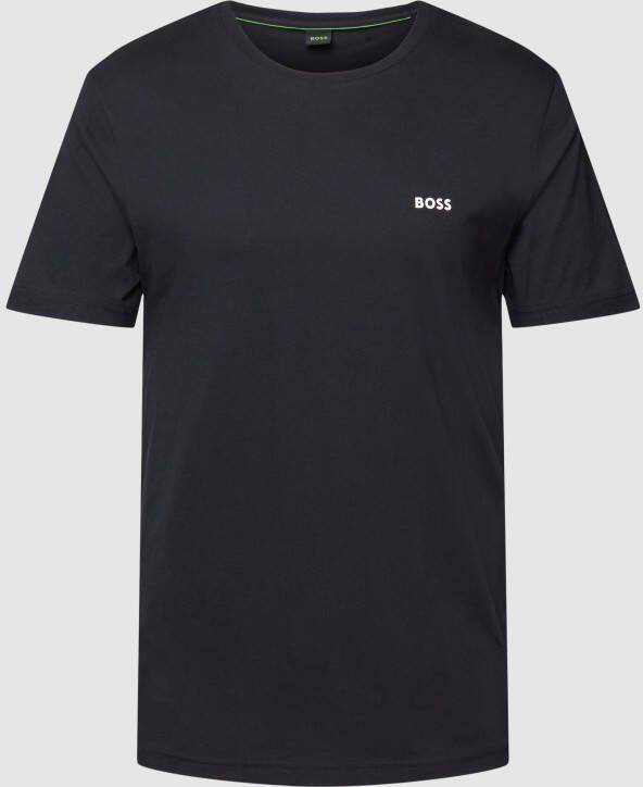 BOSS Green T-shirt met labelprint model 'Tee 7'