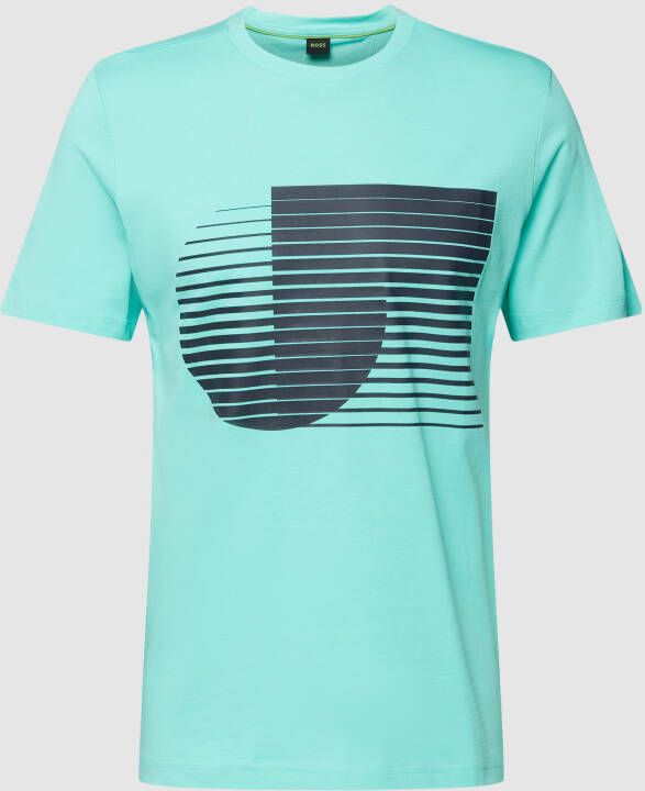 BOSS Green T-shirt met motiefprint model 'Tee 6'