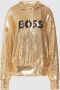 Boss Hoodie met pailletten model 'Esoca' - Thumbnail 1