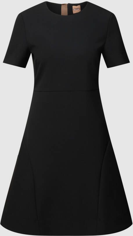 Boss Knielange jurk met deelnaden model 'Desaty'