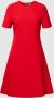 Boss Knielange jurk met deelnaden model 'Desaty' - Thumbnail 1