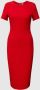 Boss Knielange jurk met structuurmotief model 'Dixetta' - Thumbnail 1