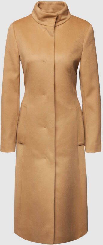 Boss Lange jas van een mix van scheerwol en kasjmier model 'CASENOSA'