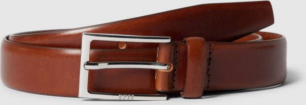 Boss Leren riem in glanzende look model 'Ced-D'