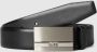 Hugo Boss Italiaans Leren Riem met Logo Gravure Black Heren - Thumbnail 1