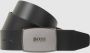 Boss Leren riem met pinsluiting in metallic model 'Jensy' - Thumbnail 1