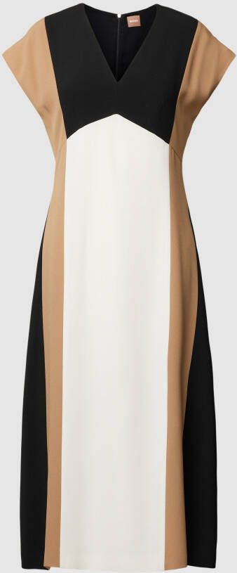 Boss Midi-jurk in colour-blocking-design model 'Debrany'