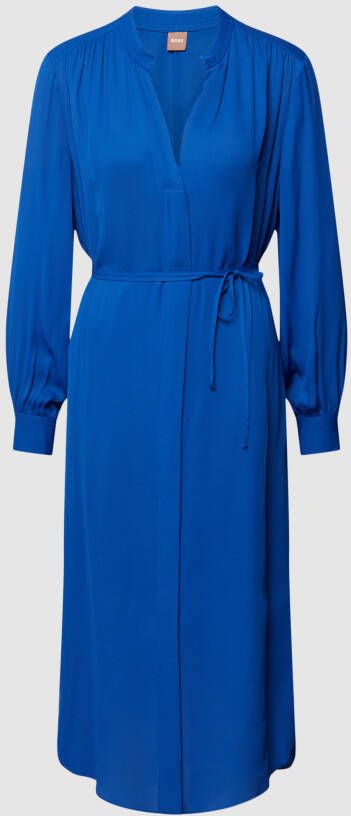 Boss Midi-jurk met strikceintuur model 'DIBANORA'
