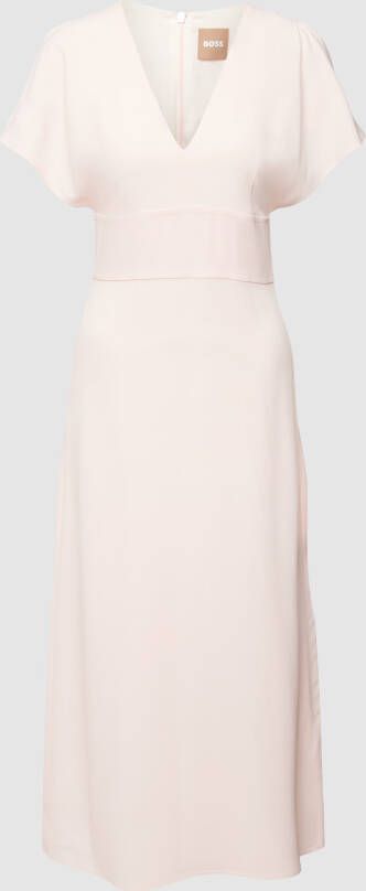 Boss Midi-jurk met V-hals model 'Dawinga'