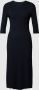 BOSS Black Women Midi-jurk van viscosemix in laagjeslook model 'Fonzipona' - Thumbnail 1