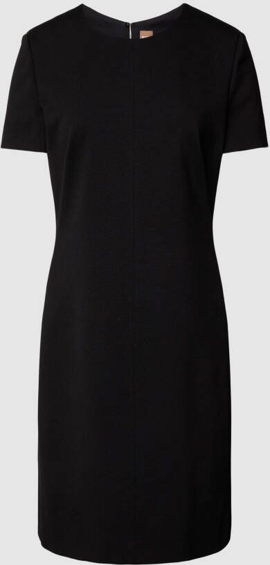 BOSS Black Women Mini-jurk met ronde hals model 'Donalara'