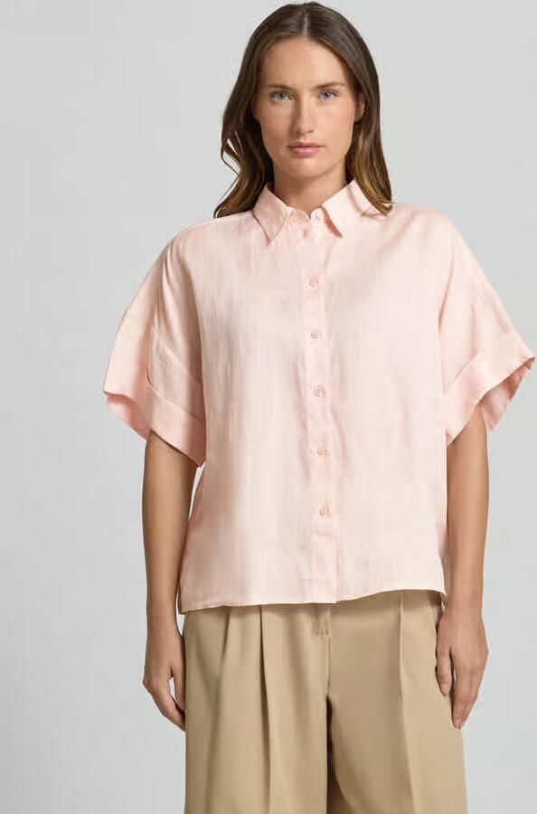 Boss Orange Blouse van ramie met extra brede schouders model 'Bisenas' - Foto 2
