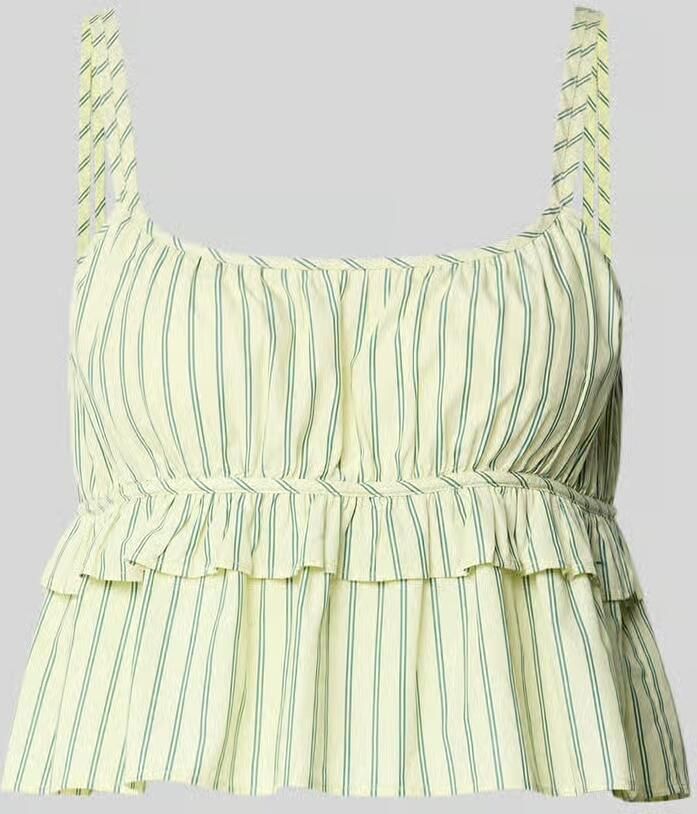 Boss Orange Blousetop met volants - Foto 2