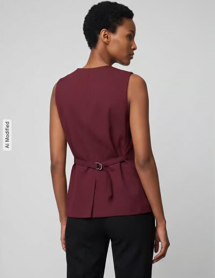 Boss Orange Bodywarmer met verstelbare trens op de rug - Foto 2