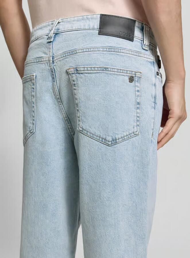 Boss Orange broek met rechte pijpen met 5-pocketmodel