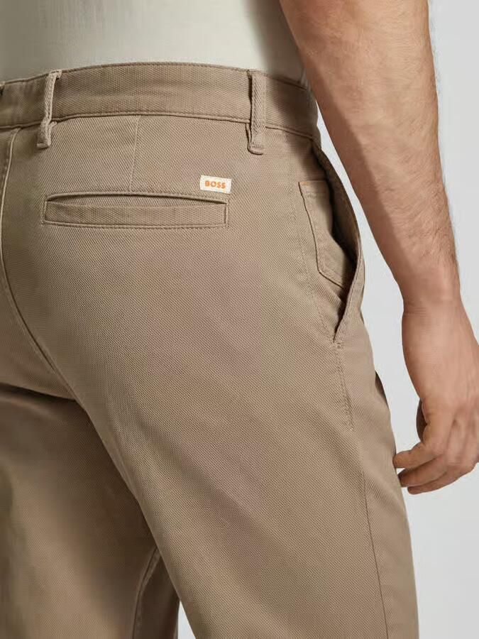 Boss Orange Tapered fit chino met achterzakken