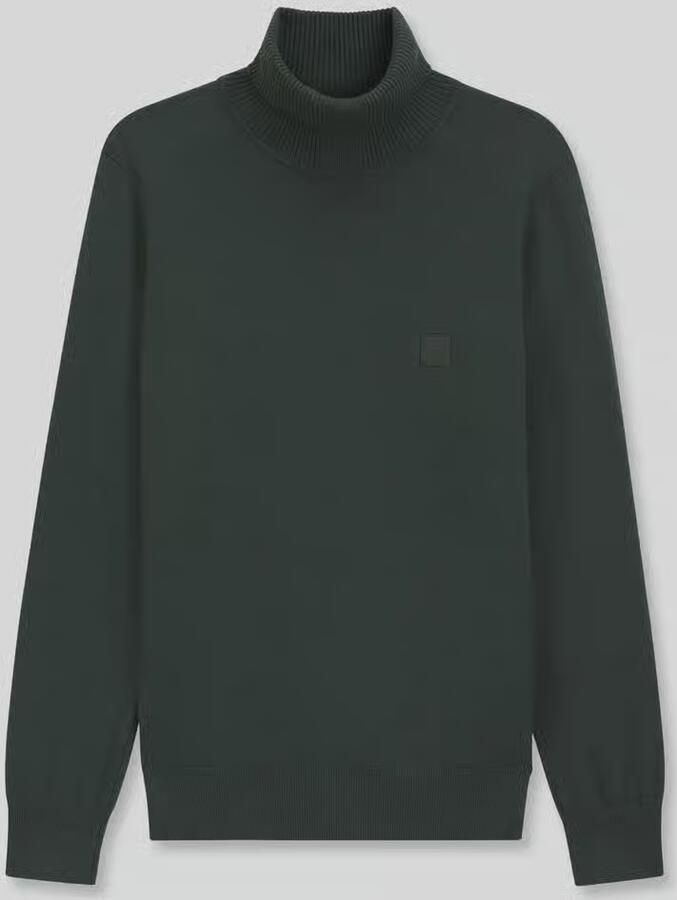 Boss Orange Coltrui met logopatch van kasjmier - Foto 2