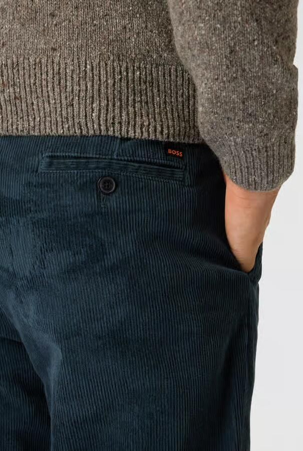 Boss Orange Corduroy broek met achterzakken model 'Statum' - Foto 2