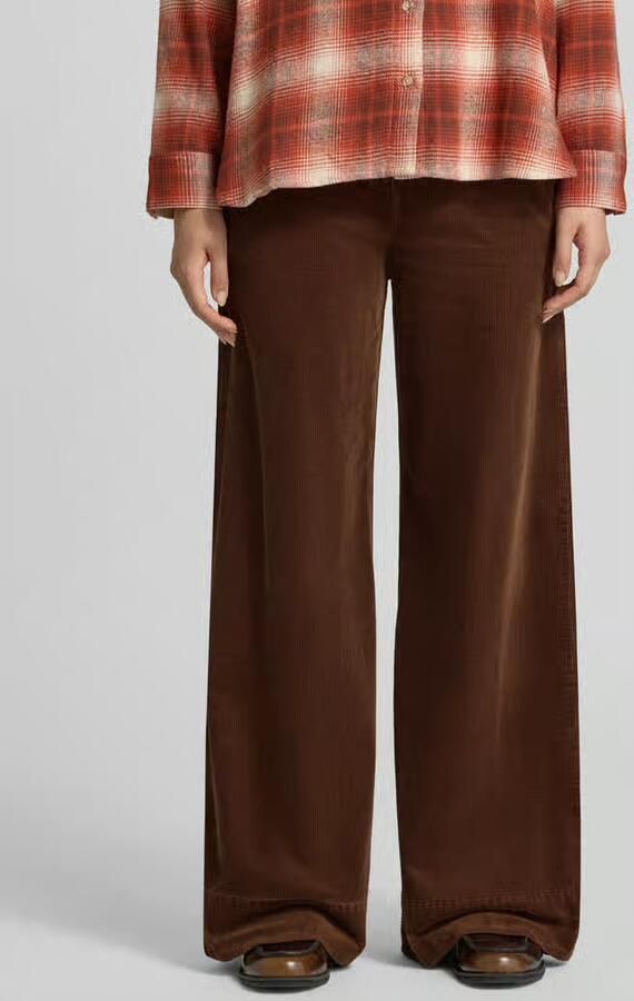 Boss Orange Corduroy broek met wijd been - Foto 2
