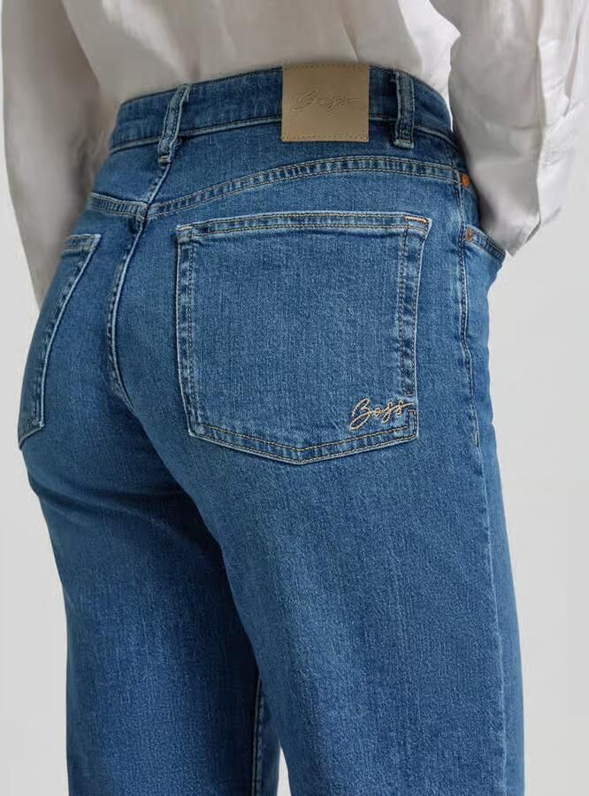 Boss Orange flared jeans van katoenmix model 'C_SOFT KICK FLARE 4.0'