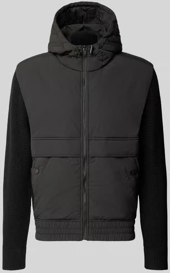 Boss Orange Gebreid jack met gewatteerd frontpaneel model 'Kobrydo'