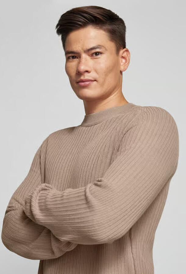 Boss Orange Gebreide pullover met ronde hals model 'Klincru'