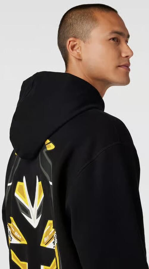 Boss Comfort fit hoodie met trekkoord capuchon Black Heren - Foto 2