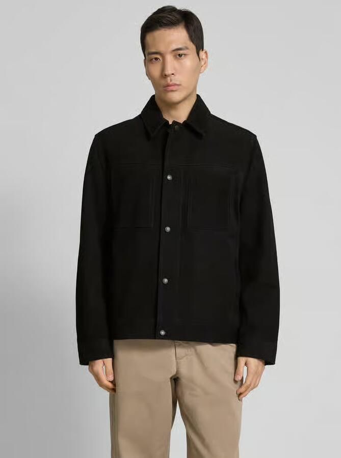 Boss Orange Jack in leerlook model 'Jomare' - Foto 2