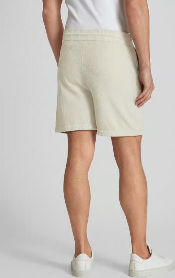 Boss Orange Korte broek met labelpatch model 'Aponiolo'