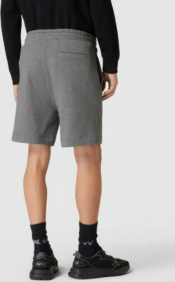Boss Orange Korte broek met labelpatch model 'Sewalk'