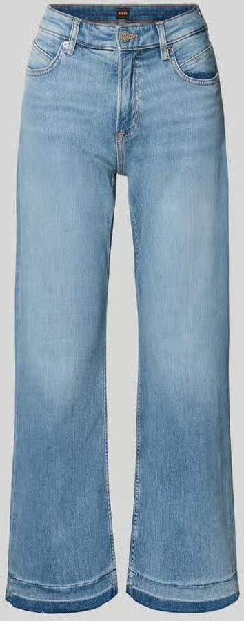 Boss Orange Korte jeans van katoenmix model 'C-SOFT KICK FLARE1.0' - Foto 2