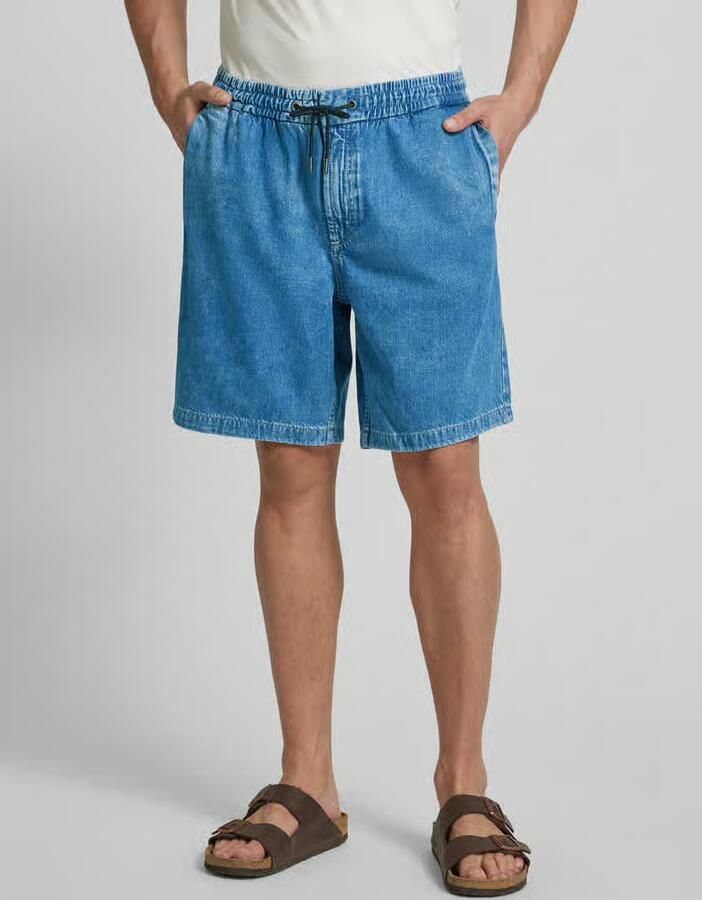 Boss Orange Korte regular fit broek met elastische band model 'Sandrew' - Foto 2
