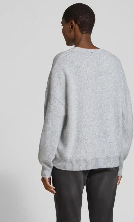 Boss Orange Loose fit pullover van mix van alpaca en wol model 'Fondyssa' - Foto 3