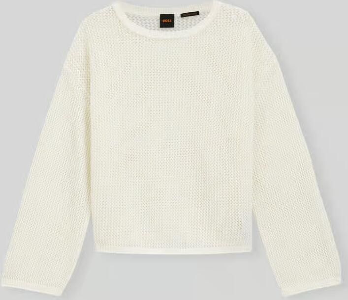 Boss Orange loose fit pullover van puur katoen model 'C_FARDE' - Foto 2