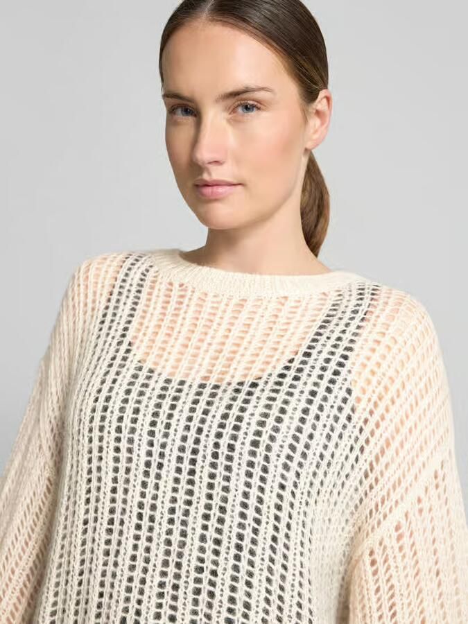 Boss Orange Loose fit pullover van wolmix
