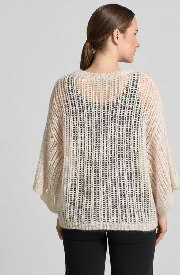 Boss Orange Loose fit pullover van wolmix - Foto 3