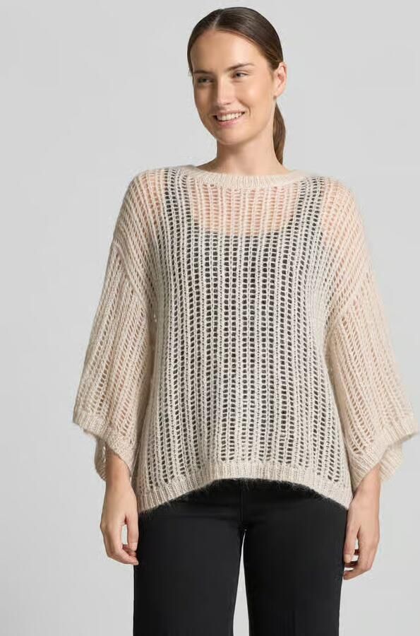 Boss Orange Loose fit pullover van wolmix - Foto 2