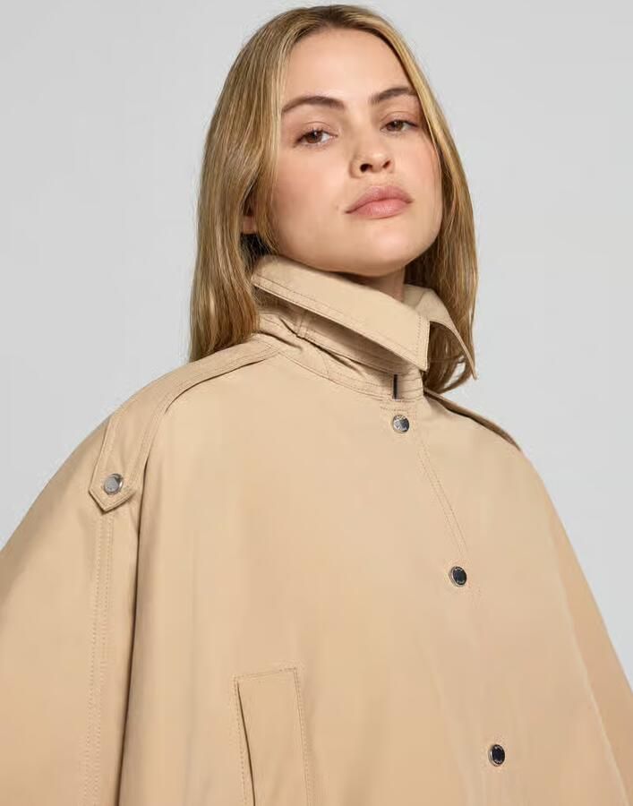 Boss Orange Loose fit trenchcoat van katoenmix model 'C_CLARI' - Foto 2