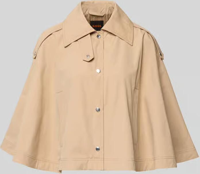 Boss Orange Loose fit trenchcoat van katoenmix model 'C_CLARI'