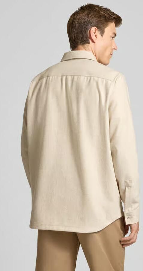 Boss Orange Loose fit vrijetijdsoverhemd met wol model 'LOCKY' - Foto 5