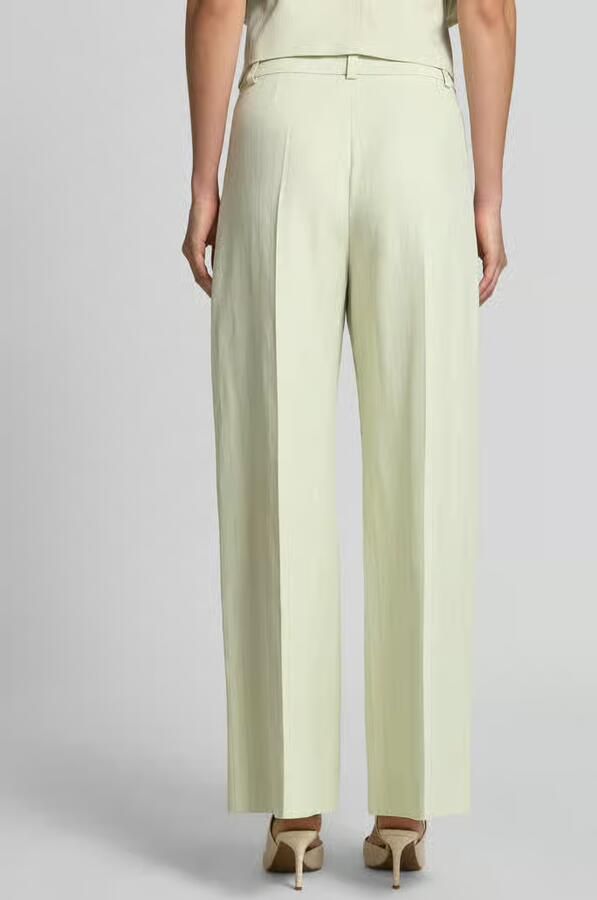 Boss Orange Loose fit wijdte broek met linnen model 'TAKORA'