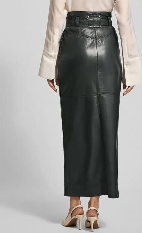 Boss Orange Nauwsluitende Midi-rok met zijwaartse Steekzakken Model 'VACARO' - Foto 3