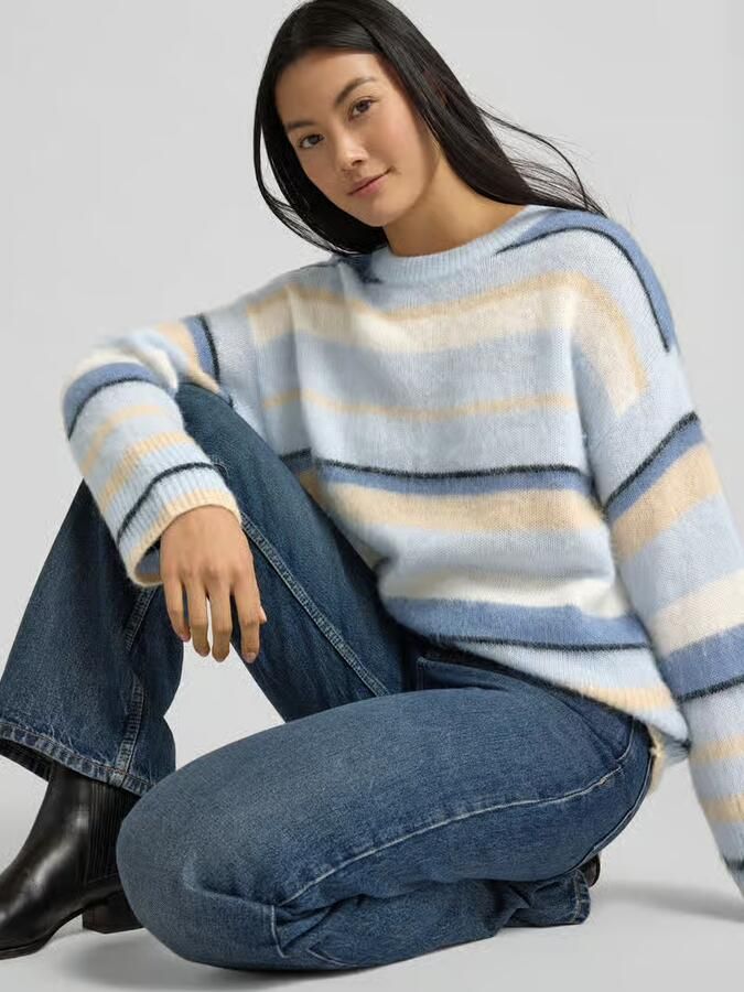 Boss Orange Oversized gebreide pullover met wol en alpaca model 'C_FOSSET' - Foto 2