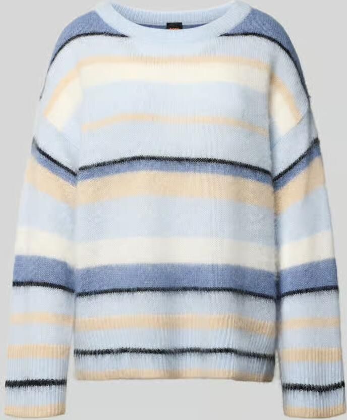 Boss Orange Oversized gebreide pullover met wol en alpaca model 'C_FOSSET'
