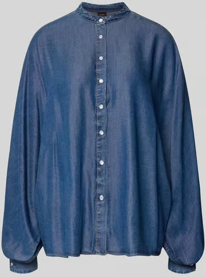 Boss Orange Oversized jeansblouse van lyocell model 'C_BETTA' - Foto 2