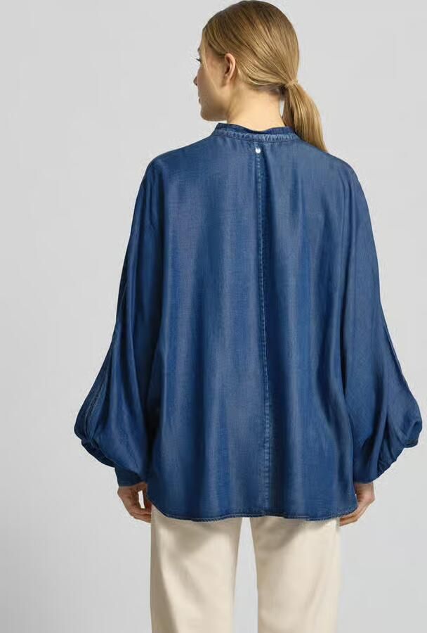 Boss Orange Oversized jeansblouse van lyocell model 'C_BETTA'