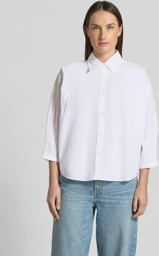 Boss Orange Oversized Overhemdblouse van puur katoen Model 'BELENTA' - Foto 4