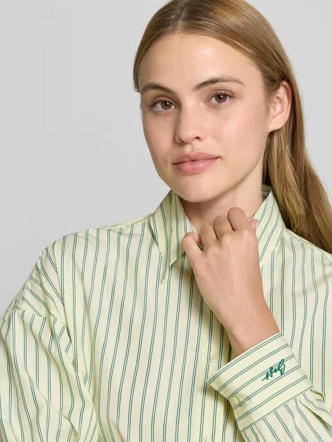 Boss Orange Oversized overhemdblouse van puur katoen model 'BOSTATTA'